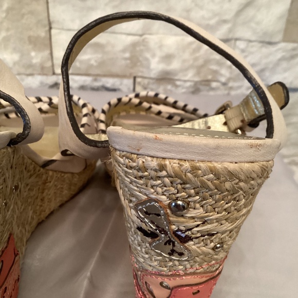 Coach Justeen Platform Espadrille Wedge Sandals - Picture 8 of 14